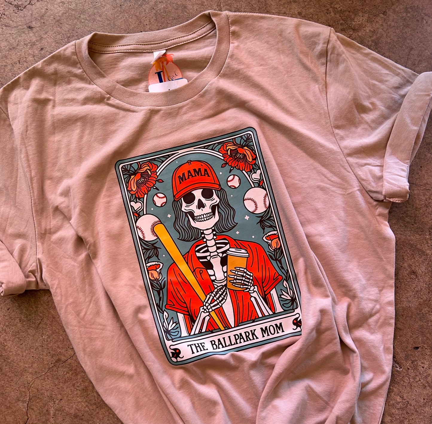 Calavera Baseball Mom