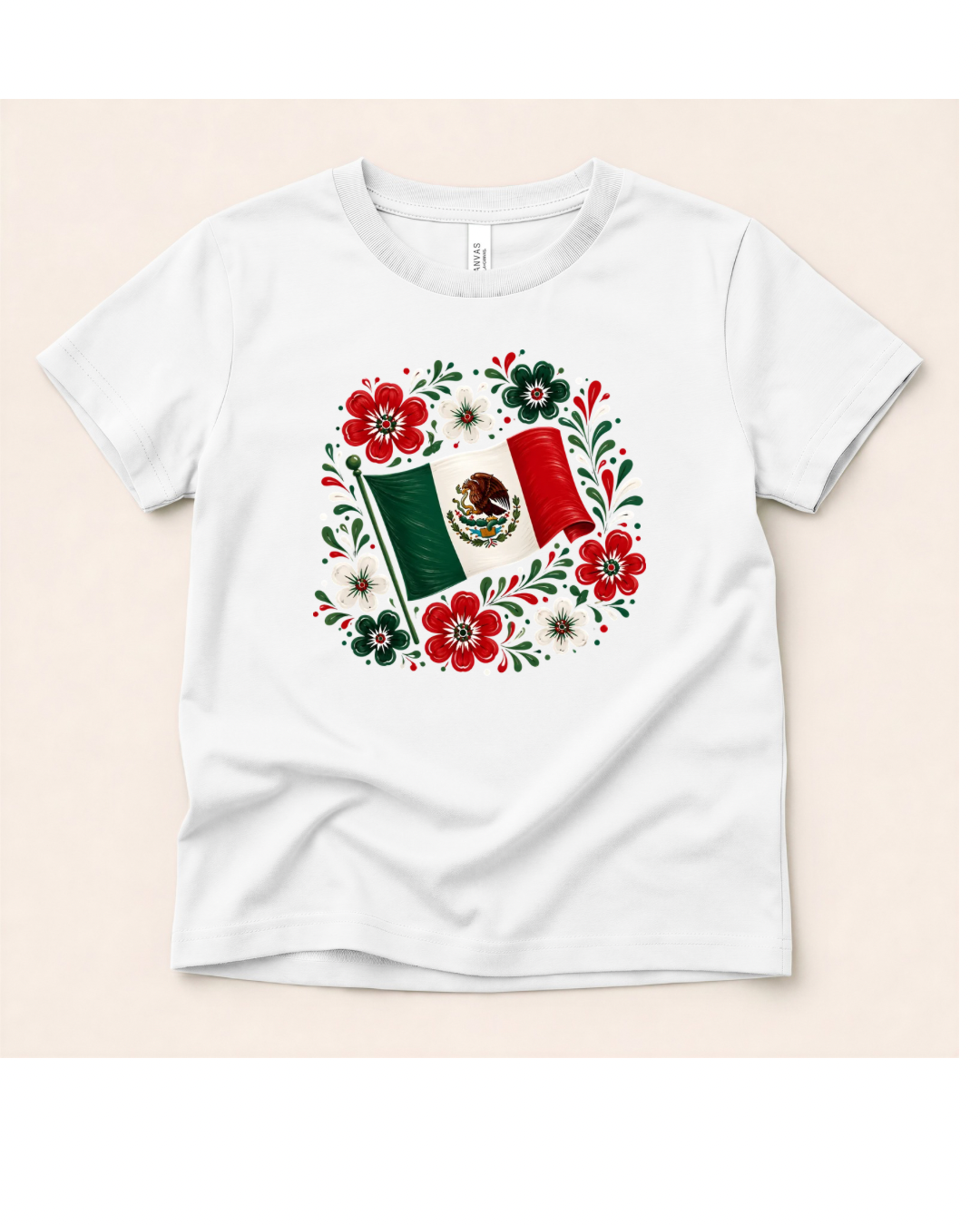 Floral Mexican Children tee